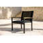 Tribeca Aluminum Teak Sling Stacking Lounge Chair-1768461980