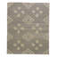 Flatweave Wool Area Rug in Gray