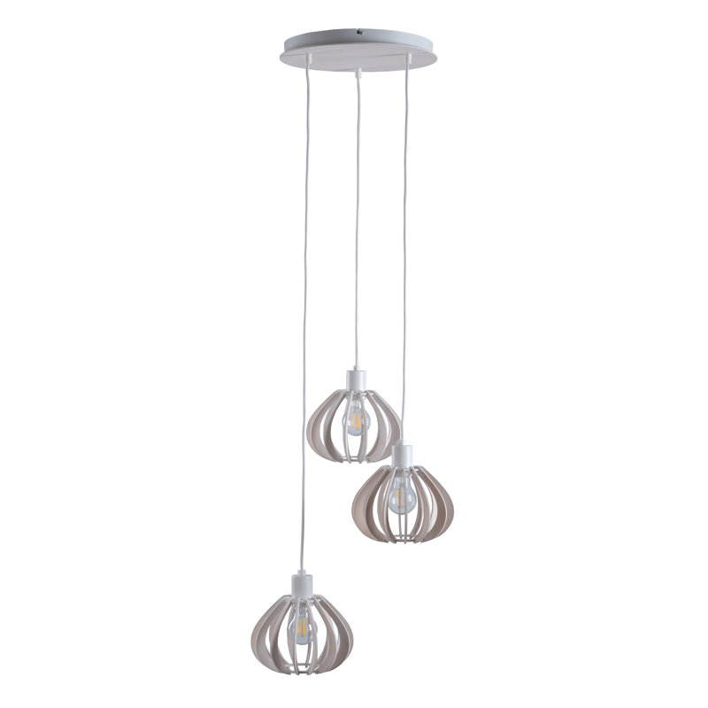 Parma 3 - Light White Cluster Pendant
