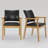 Artell 18.5" H Faux Leather Upholstered Dining Chair with Solid Wood Frame, Set of 2-1932102783