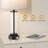 23'' Modern Glass Table Lamp Set with 3-Way Touch Control and USB A&C-671013006