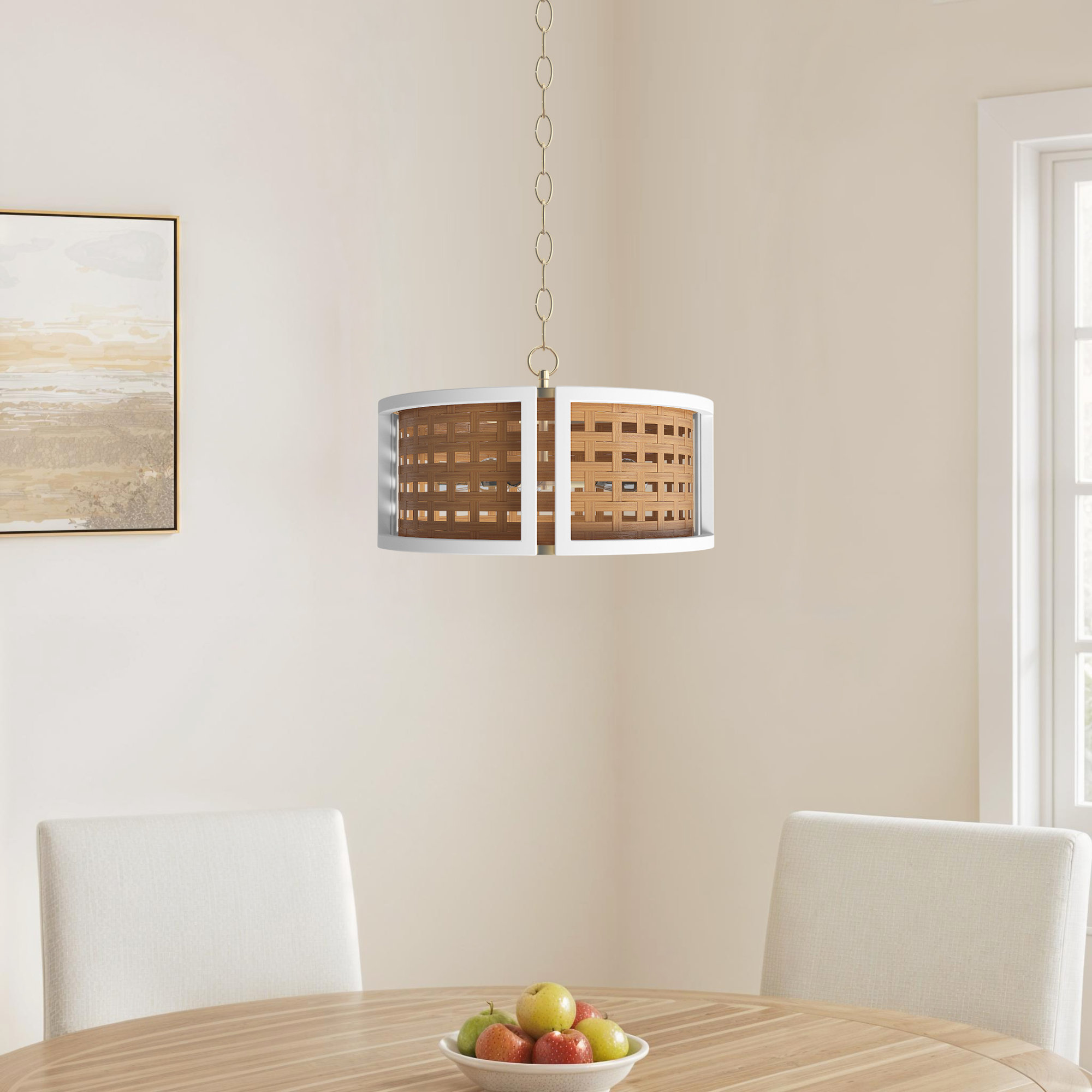 4 Light Dimmable Pendant