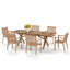 Ensemble de salle à manger rectangulaire en acacia 70,9 po Narducci-609642725