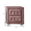 Table de chevet 2 tiroirs rose-1868981167