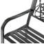 Banc de jardin en acier durable Barty
