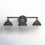 Kyoto 3 Light Seeded Dimmable Vanity Light