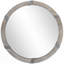 Miroir mural en bois