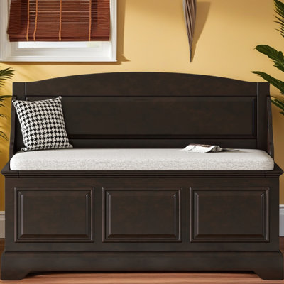 Banc à chaussures, banc de rangement pour chaussures rétro avec dispositifs de fermeture en douceur, coffre de rangement avec rangement caché et coussin pour l'entrée, le couloir, le salon
