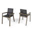 Chaise de salle à manger Belmmst, ensemble de 2