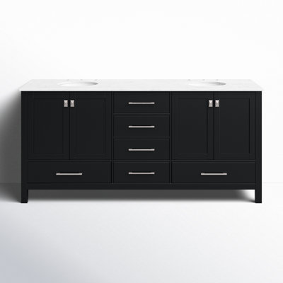 Irene 72'' Double Bathroom Vanity