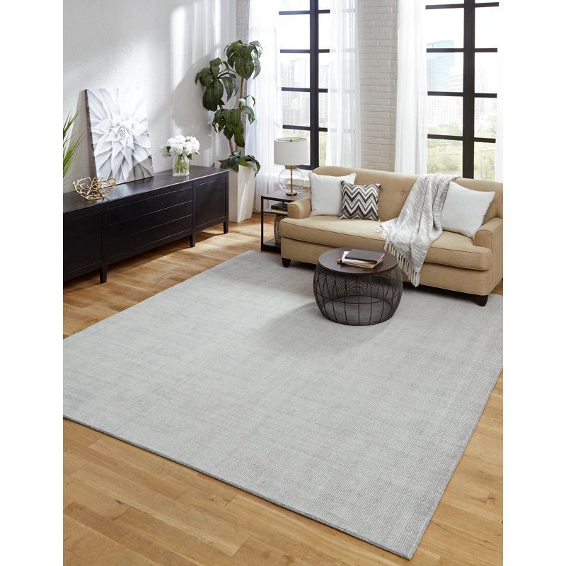 Liabah Wool Striped Indoor Rug, Square 7'10"