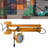 Folding Arm Dock Light, 50W LED Wall Mount Lamp with 360° Rotatable Head for Logistics Depot