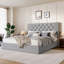 Lit plateforme tapissier avec tiroirs de rangement-2052952988-2050234427