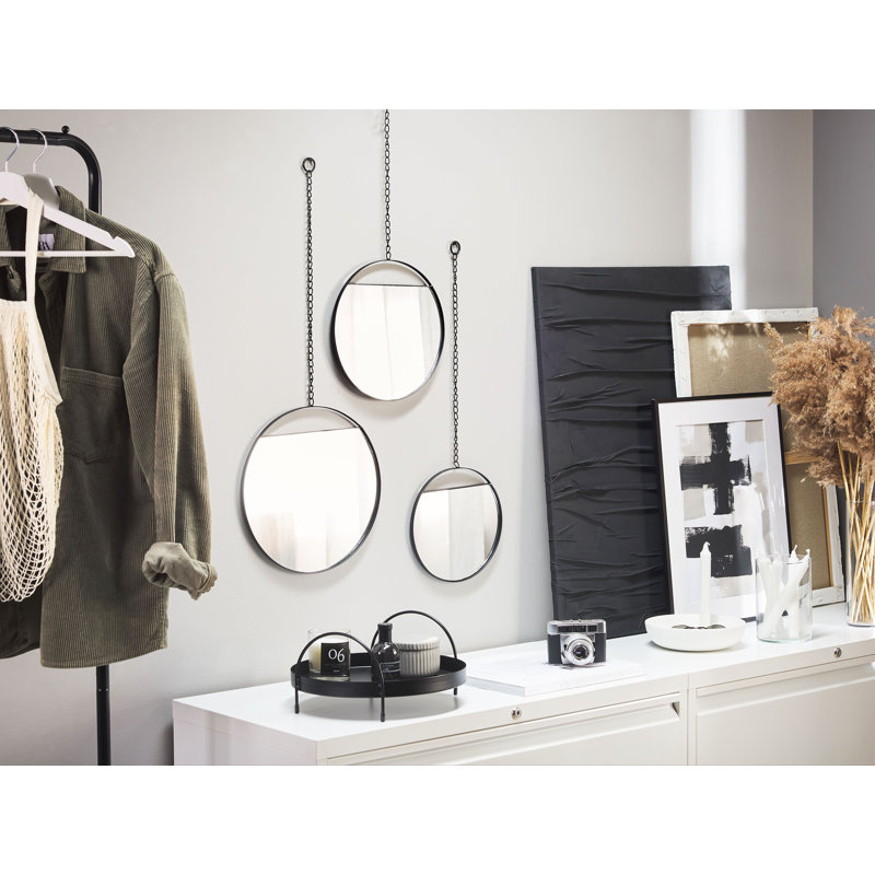 Daughn Metal Flat Wall Mirror