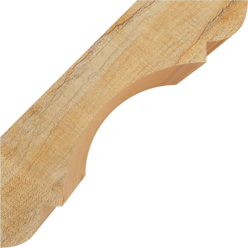 Attelle de genou olympique, Sapin de Douglas, Sciage brut, H 8 po x l 4 po x P 8 po