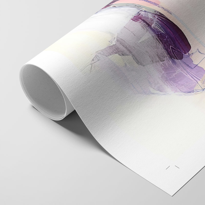Polaire magenta III - Impression sur toile seulement - NON-CADRE, H 12 po x l 8 po