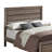Washed Taupe Queen Panel Bed