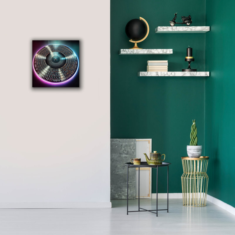 «Epic Graffiti», vinyle sur toile numérique par Rey Klimt, H 18 po x l 18 po