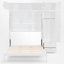 Grand lit escamotable avec garde-robe et armoire-1760622130