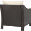 Tranquillité extérieure - 4 pièces brunes avec coussins beiges tendance 4 pièces