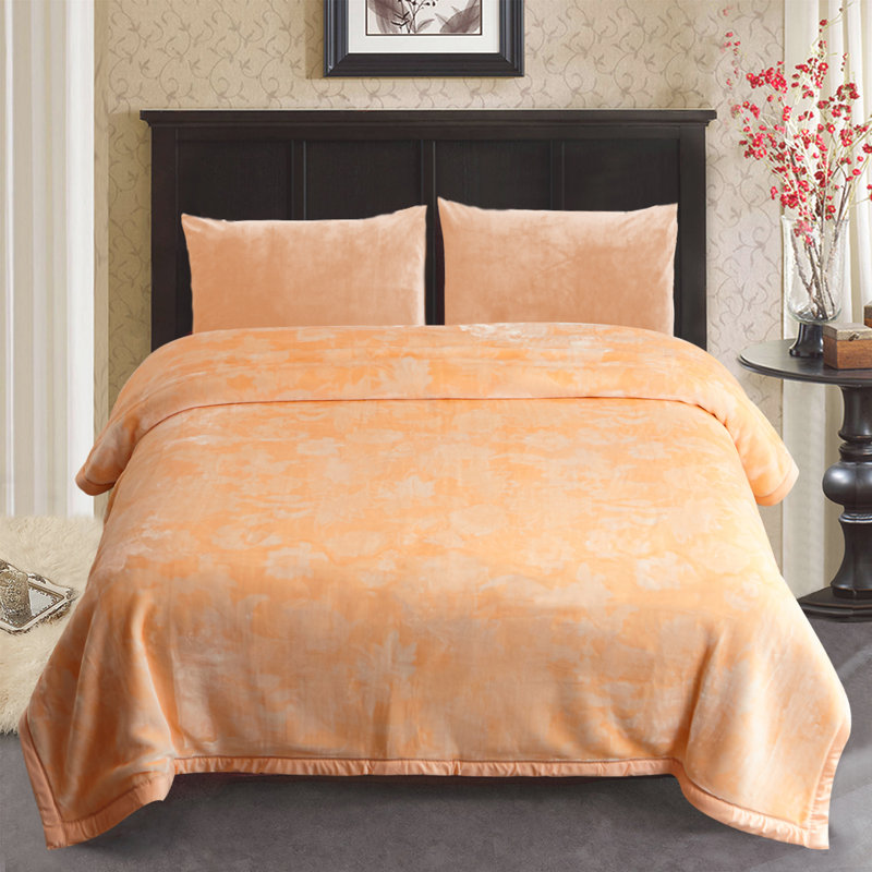 Couverture molletonnée pour lit très grand 2 plis JML®, 87 po x 94 po, 10,5 lb, Beige