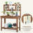 Kubilay Fir Potting Bench with Display Rack