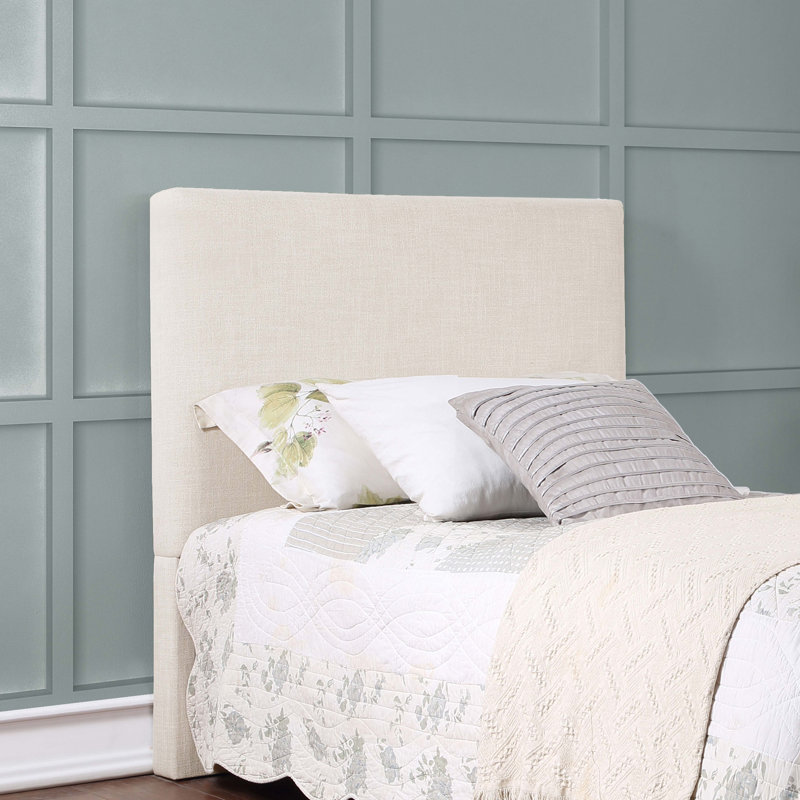 Tête de lit simple tapissier Barbel sable, Simple, Beige