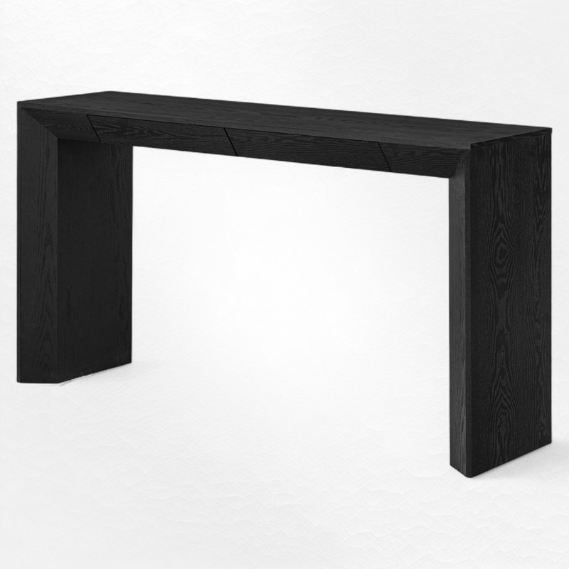 Console 60,03 po, Noir