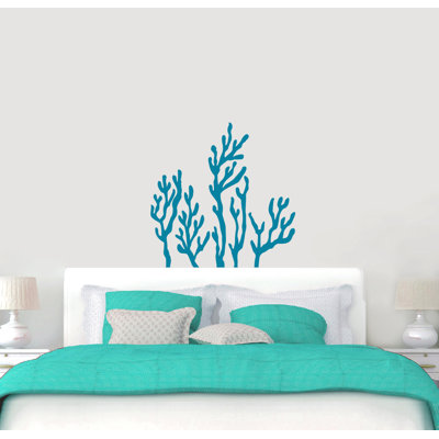 Décalcomanie murale corail
