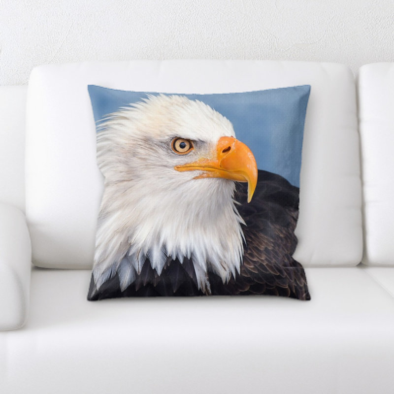 Housse et insert de coussin carré Bald Eagle