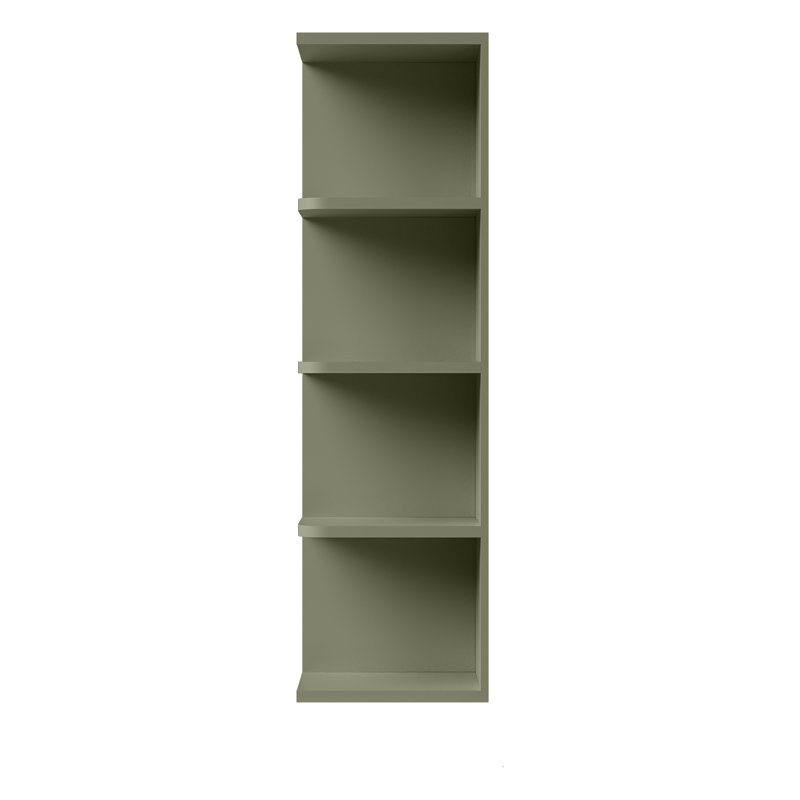 Tablette murale, 9" W x 36" H x 12" D, Vert sauge
