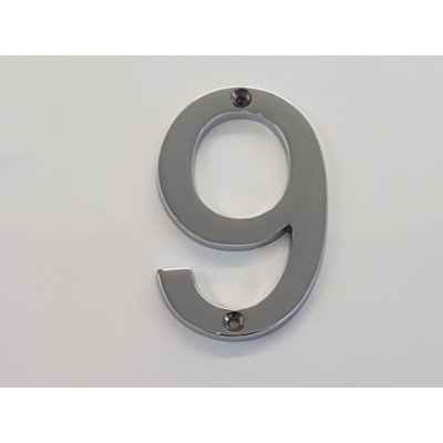 Makale 26.67cm H Reflective Metal House Number