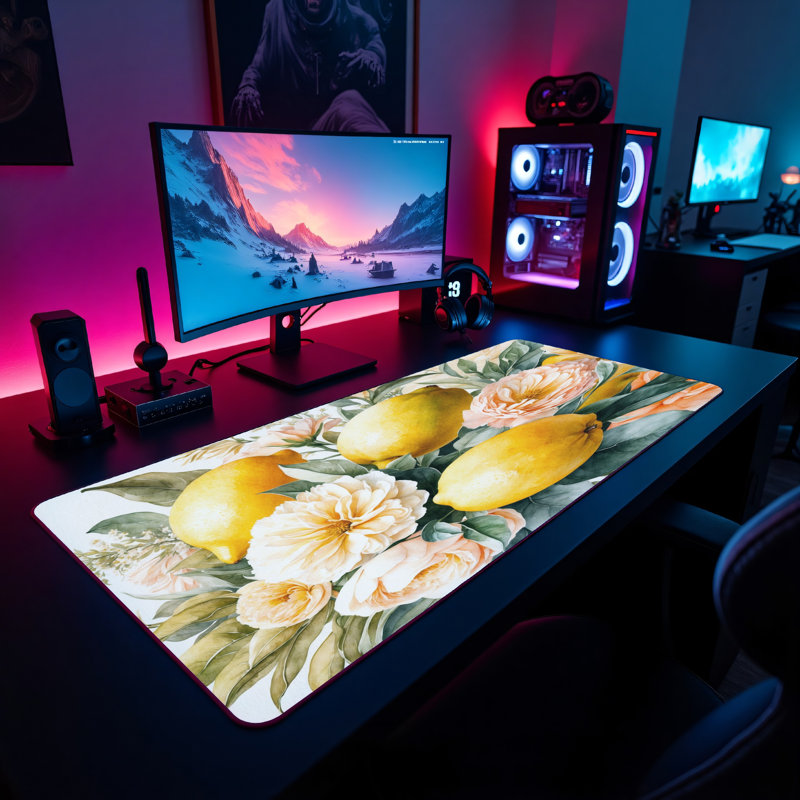 Polyester Desk Pad, 31.5x15.5