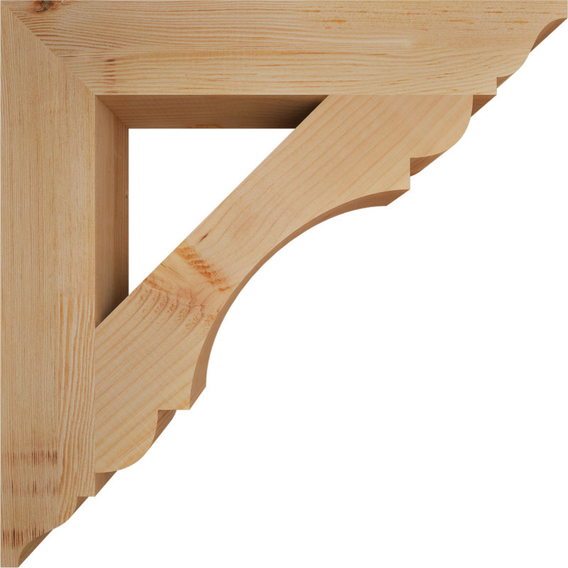 Support olympique traditionnel, H 24 po x l 3,5 po x P 24 po, Douglas (lisse)
