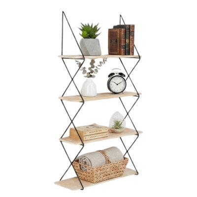 Bilst 4 -Piece Solid Wood Tiered Shelf