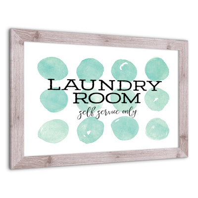 Laundry Room, reproduction encadrée