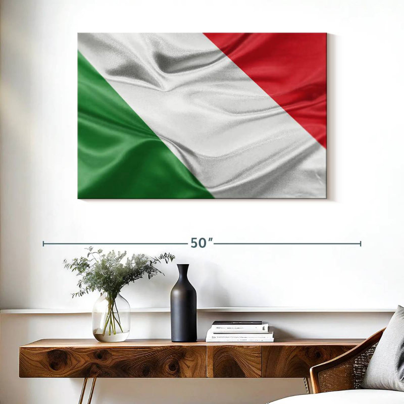 Drapeau italien Borges, H 26 po x l 39 po