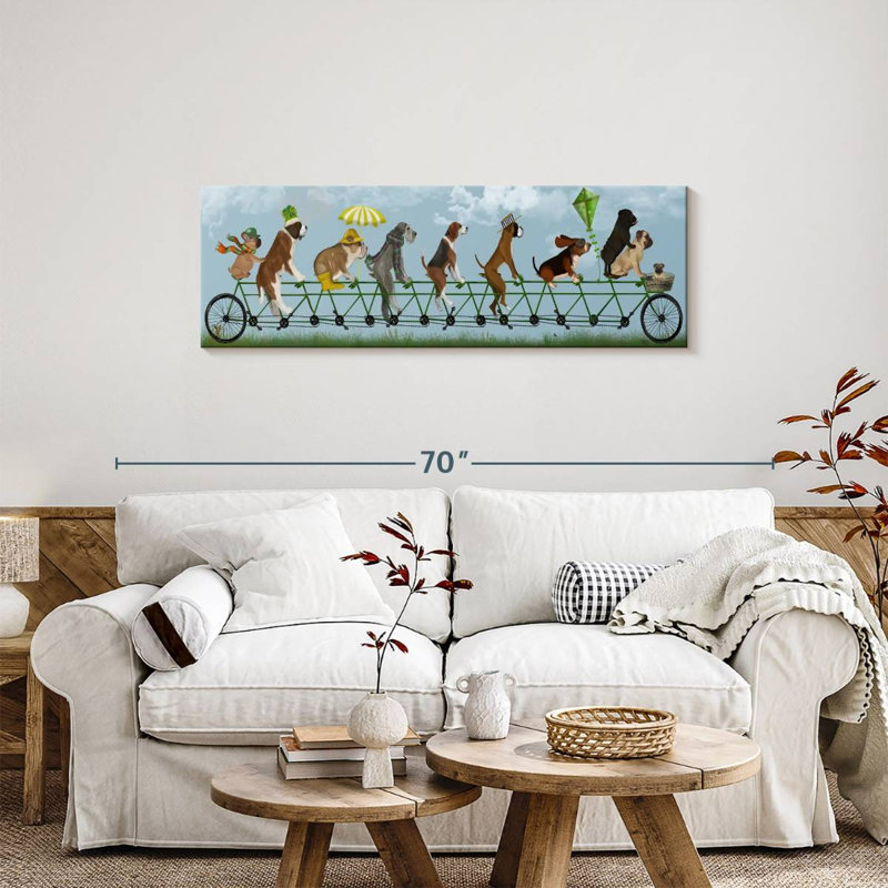 Impression sur toile sur toile Tandem, H 17 po x l 51 po