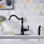 Signature Collection 2-4 Hole Installation Single Handle Kitchen Faucet with Matching Pull-Out Side-Sprayer - Oil Rubbed Bronze