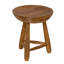 Tabouret d'appoint en bois massif bâlois