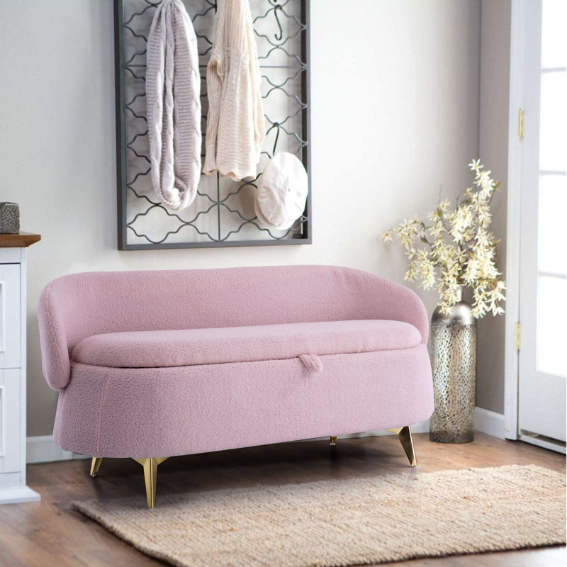 Banc de lit Renitta, Rose