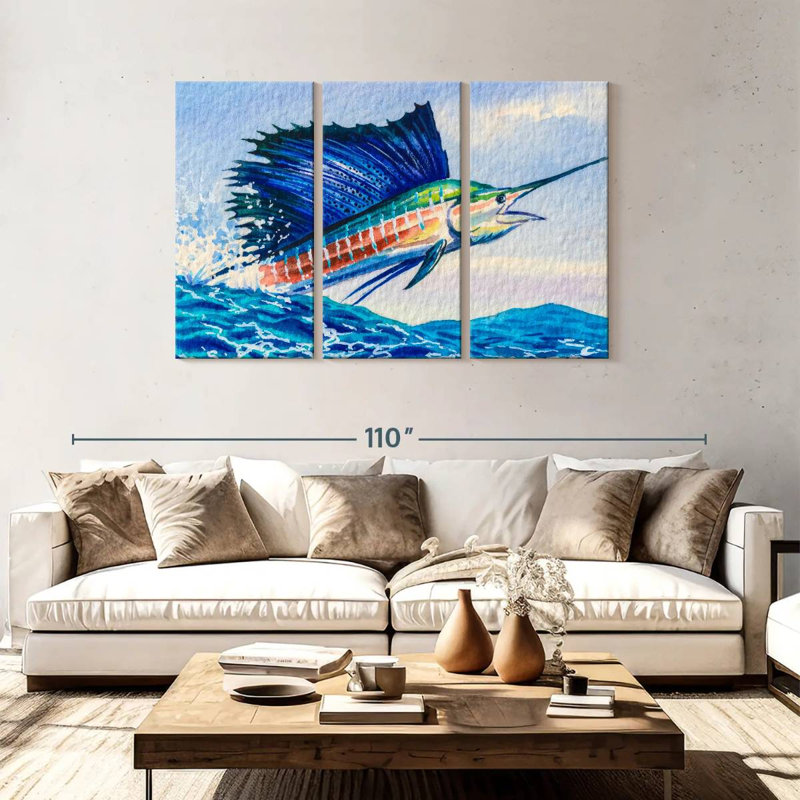 Brampt Sailfish, 48" H x 74" W
