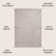 Wolcott Modern Minimalist Pinstripe High-Low Cream/Silver Rug