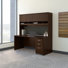 Bureau avec huche et classeur mobile Series C l 72 po x P 30 po