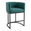 Upholstered Bar Stool with Iron Frame-669509952