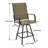 Metal Outdoor Bar Stool (Set of 2)-1416513594