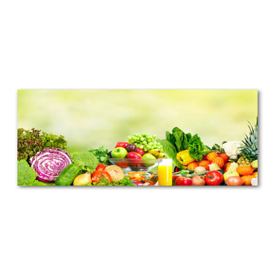 Vegetables and fruits 1 Piece Wall Art