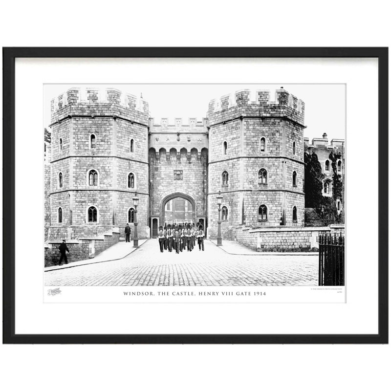 Windsor, The Castle, Henry VIII Gate 1914 by Francis Frith - Single Picture Frame Print, 45cm H x 60cm W x 2.3cm D