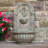 Florence Polystone Outdoor Solar Wall Garden Fountain with Battery-1820380777