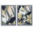 Toile avec cadre gris